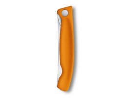 Coltello pieghevole per verdura Victorinox lama ondulata Arancione