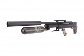 Fucile ad aria compressa Taipan Veteran II TAC 700mm 6,35mm Laminato Grigio