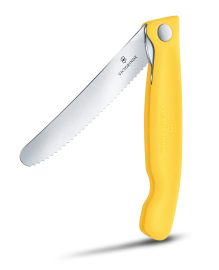 Skládací svačinový nůž Victorinox Swiss Classic Picnic žlutý 2.png