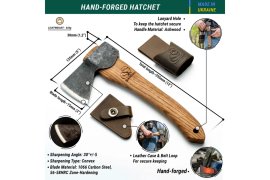 Ascia BeaverCraft Compact Axe Woodcarving AX1 2