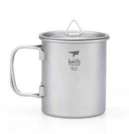 Tazza in titanio Keith con coperchio 300ml 3