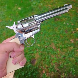 Recensione: Revolver ad aria Umarex Colt SAA .45 Diabolo nichel 4,5mm - 1