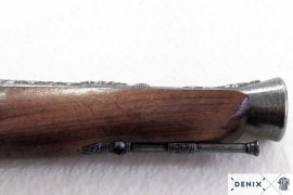 Replica di pistola a pietra focaia Blunderbuss, Austria XVIII secolo 4