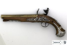 Replica di pistola a pietra focaia del generale George Washington, Inghilterra XVIII sec. 2