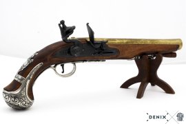Replica di pistola a pietra focaia del generale George Washington, Inghilterra XVIII sec. 3