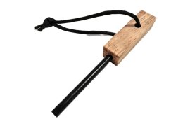 Acciarino JuBö Bushcraft Tinder Firesteel - FatWood 3