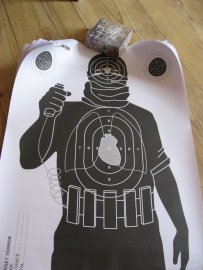 Recensione: Bersaglio cartaceo Venox Terorista 61x43cm 10pz - 3