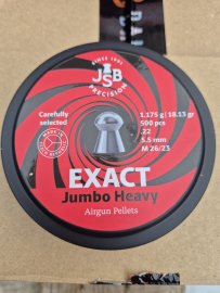 Recensione: Diabolo JSB Exact Jumbo Heavy 5,52mm 500pz - 1