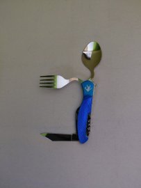 Recensione: Posate pieghevoli Wildee Camper blu - 1