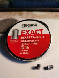 Recensione: Diabolo JSB Exact Beast 4,52mm 250pz - 1