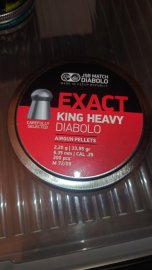 Recensione: Diabolo JSB Exact King Heavy MKII 6,35mm 300pz - 2