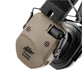 Cuffie elettroniche da tiro RealHunter Active ProSHOT QuadTAC FDE 2