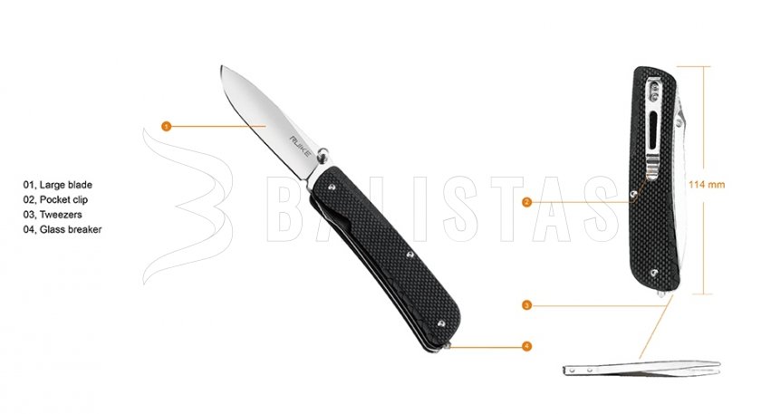 Coltello multifunzione Ruike LD11-B nero