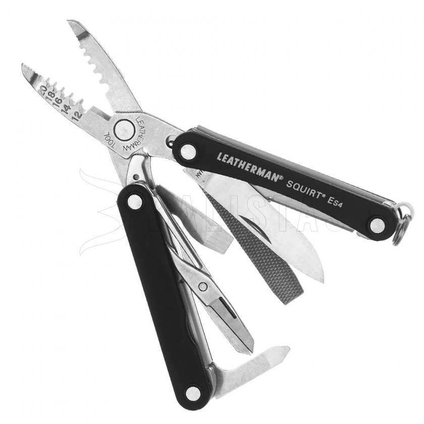Multiutensile Leatherman Squirt ES4 nero