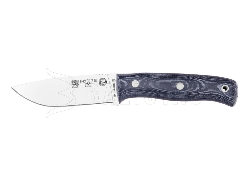 Joker Lynx CM111-F Coltello in micarta con pietra focaia 10,5 cm