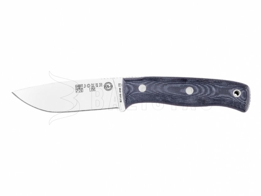 Joker Lynx CM111-F Coltello in micarta con pietra focaia 10,5 cm