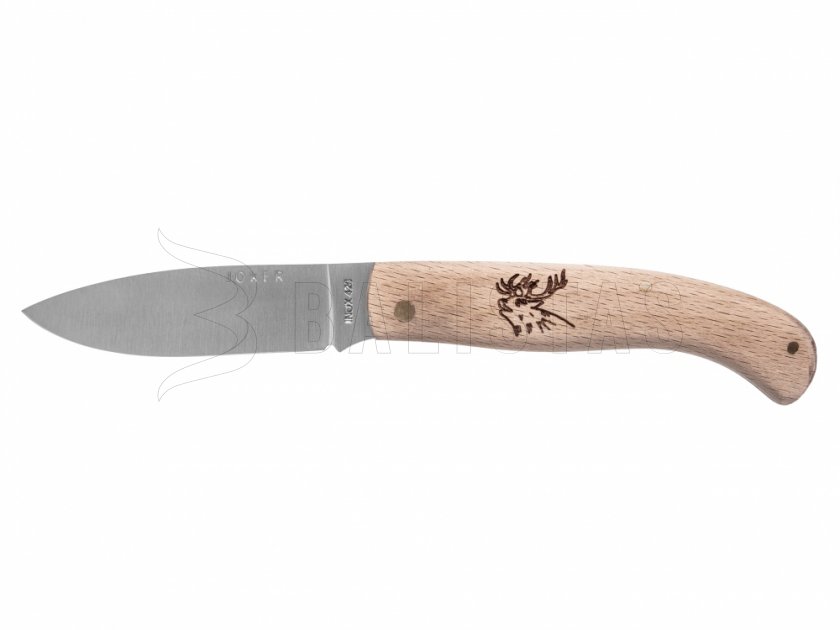 Coltello Joker NH78-2 legno motivo cervo 8 cm