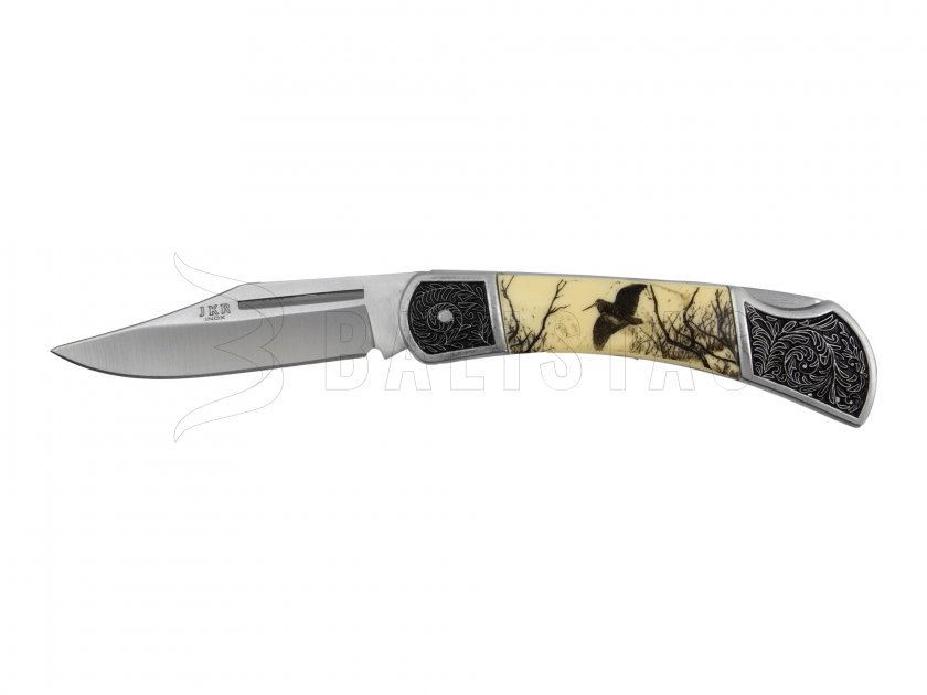 Coltello pieghevole Joker motivo uccello 8 cm