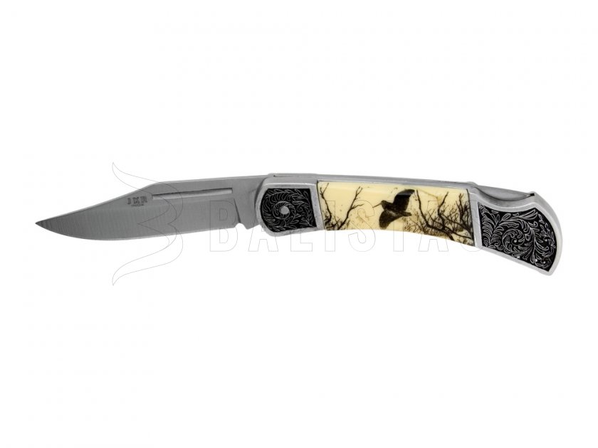 Coltello pieghevole Joker motivo uccello 8 cm