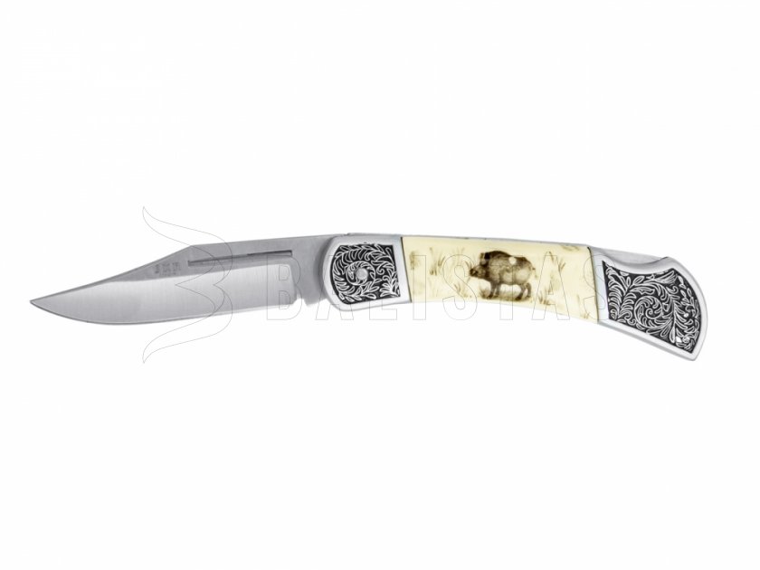 Coltello pieghevole Joker JKR114 motivo cinghiale