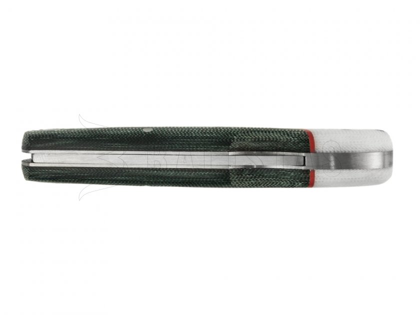 Coltello pieghevole Joker verde-bianco