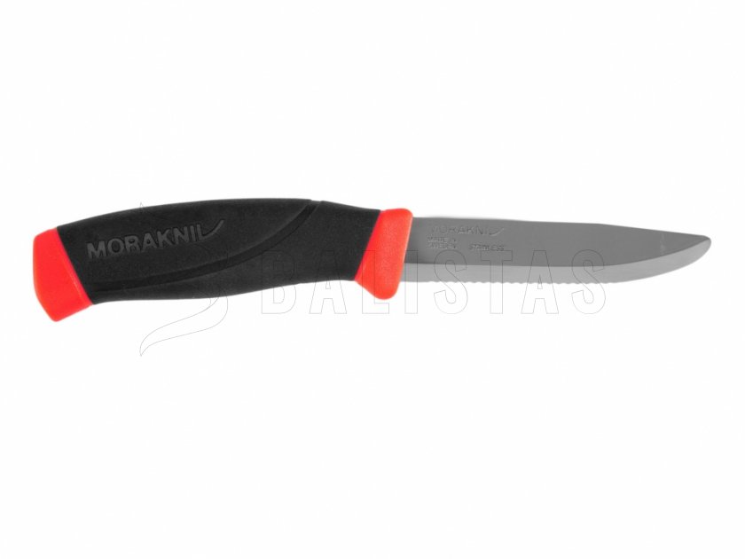 Coltello Morakniv Companion F Rescue in acciaio inox rosso