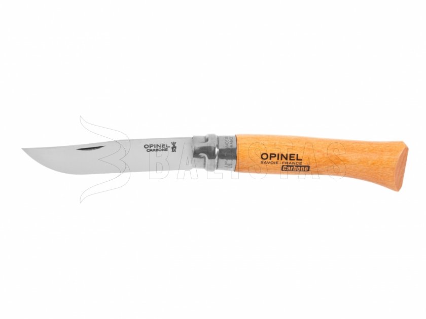 Coltello Opinel 10 pieghevole carbone faggio