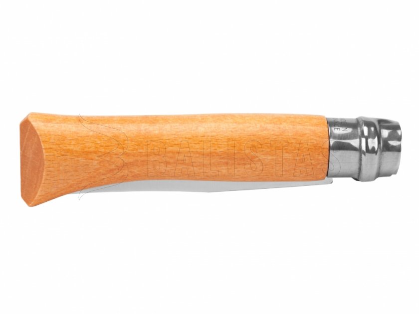 Coltello Opinel 10 pieghevole carbone faggio
