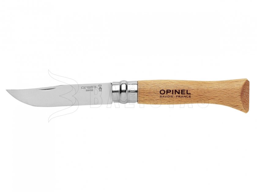 Coltello Opinel 10 pieghevole Inox faggio