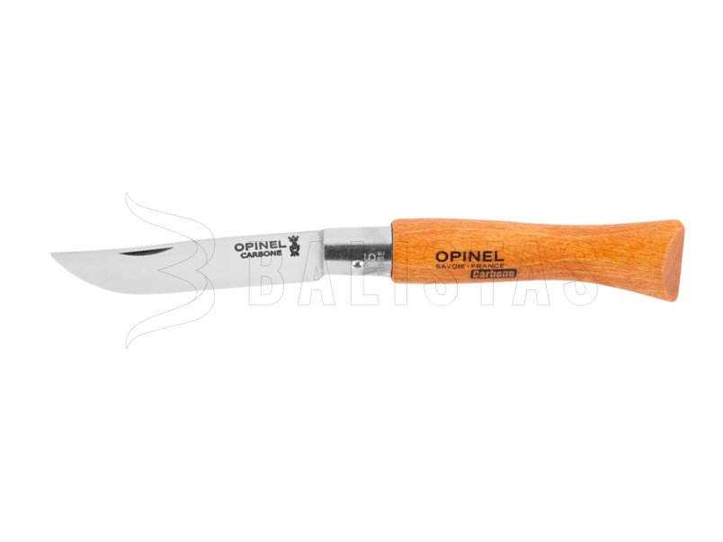 Coltello Opinel 5 pieghevole carbone faggio
