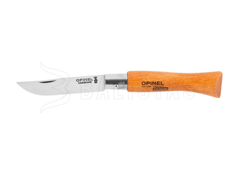 Coltello Opinel 5 pieghevole carbone faggio