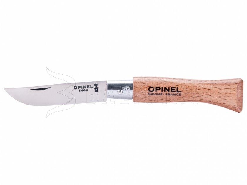 Opinel 5 Coltello da chiusura Inox Faggio