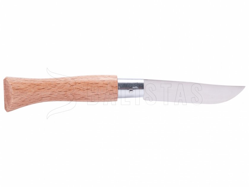 Opinel 5 Coltello da chiusura Inox Faggio