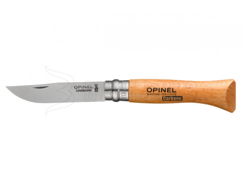 Coltello Opinel 6 pieghevole carbonio faggio