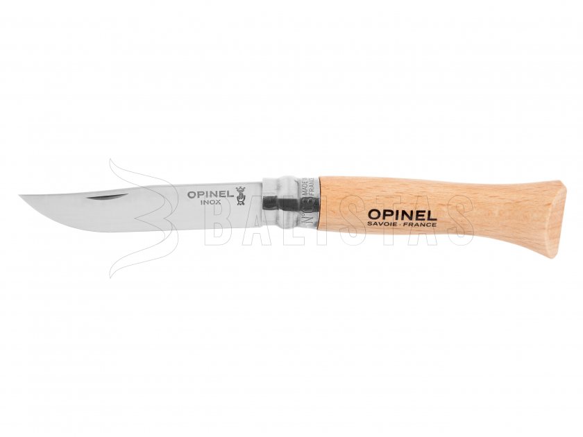 Coltello Opinel 6 richiudibile Inox faggio