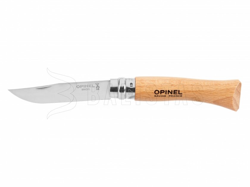 Coltello Opinel 7 pieghevole Inox faggio