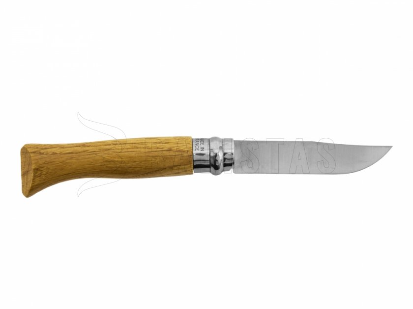 Coltello Opinel 8 pieghevole Inox faggio motivo cinghiale