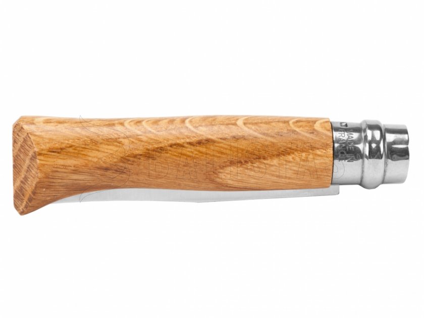 Coltello Opinel 8 pieghevole Inox faggio motivo pesci