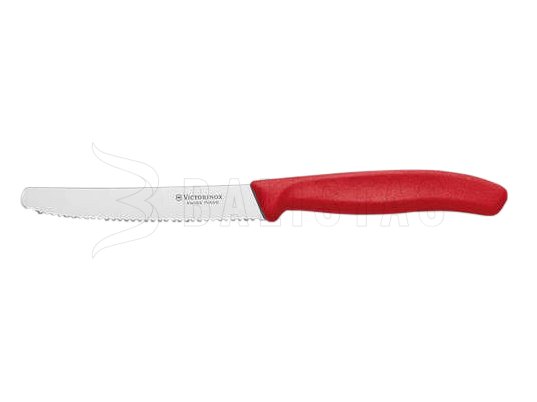 Coltello per pomodori seghettato 6.7831 Rosso 110