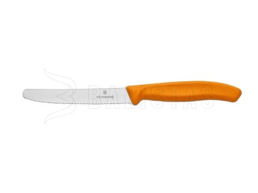 Coltello da pomodoro seghettato 6.7836 arancione L119