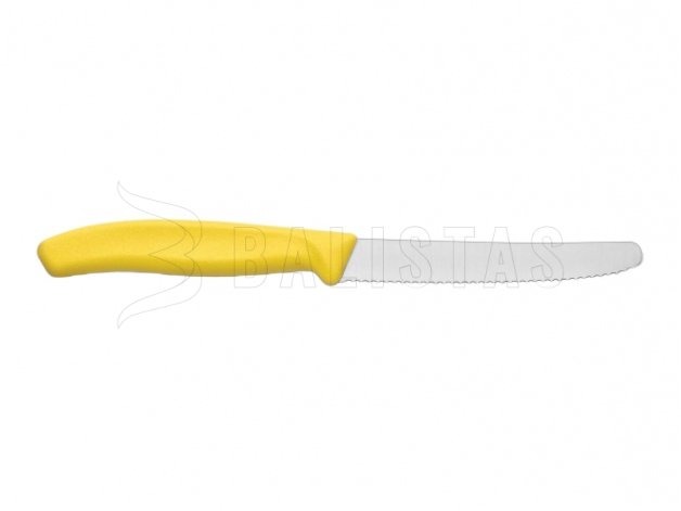 Coltello per pomodori seghettato 6.7836 giallo L118
