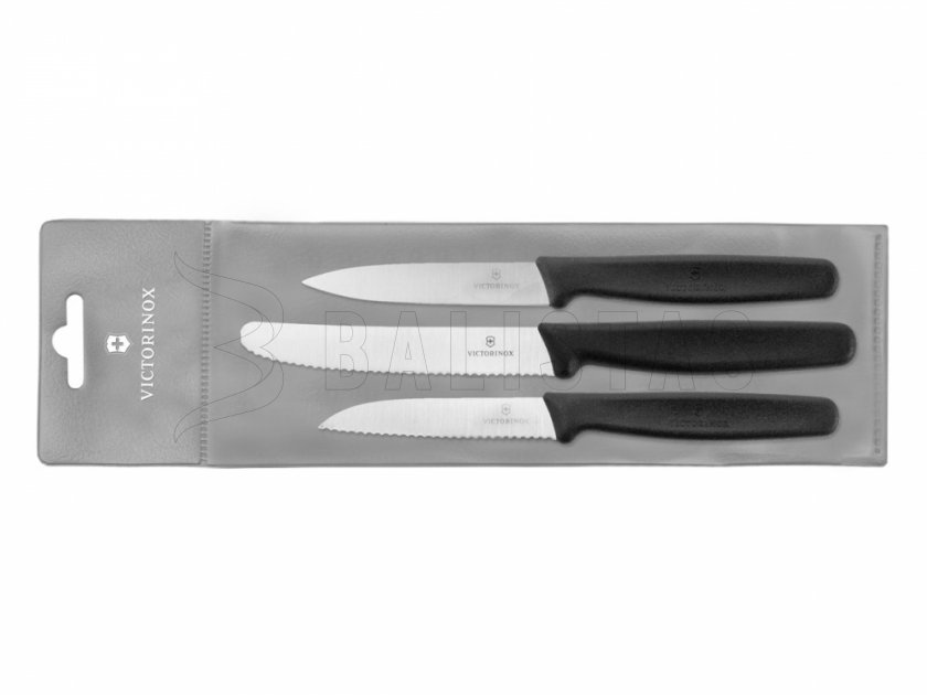 Set 3 coltelli da cucina Victorinox 5.1113.3 versione nera