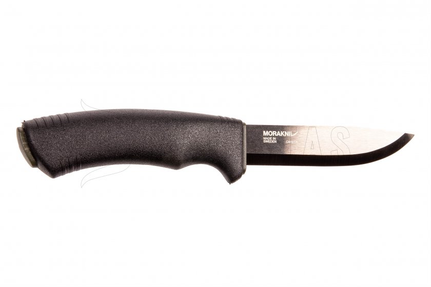 Coltello Morakniv Bushcraft nero senza seghettatura