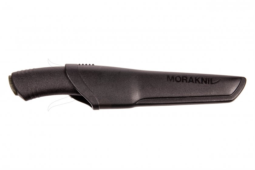 Coltello Morakniv Bushcraft nero senza seghettatura
