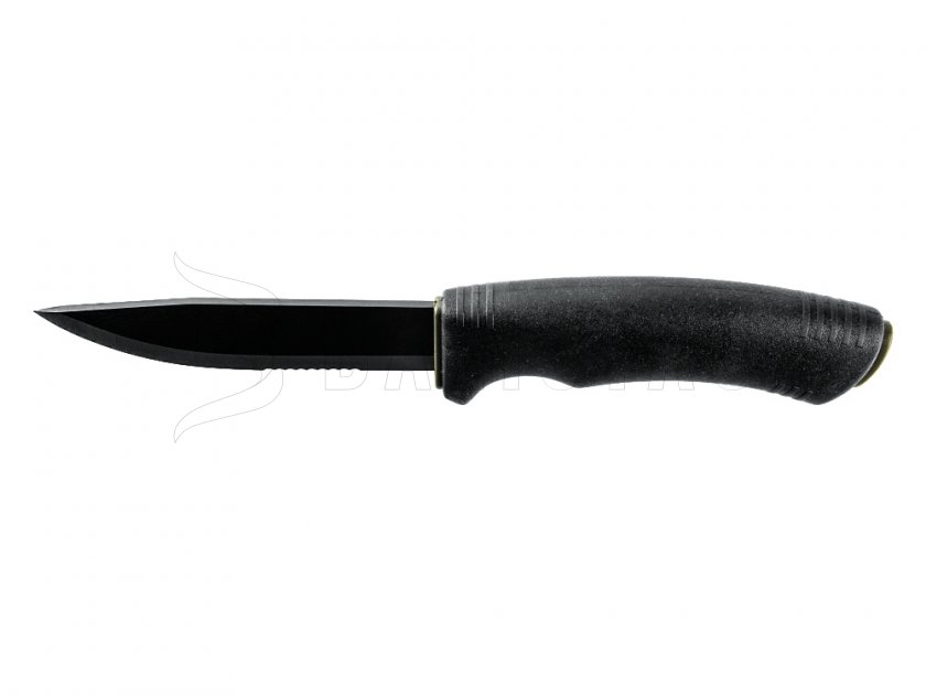 Coltello Morakniv Bushcraft SRT nero seghettato