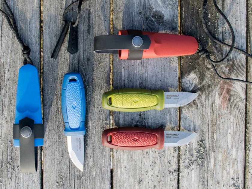 Coltello Morakniv Eldris giallo set 4
