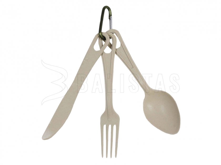 Set turistico Fox Outdoor 3 pezzi in bambù