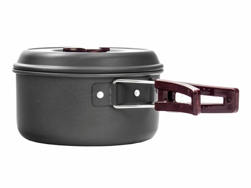 Set di stoviglie da campeggio in alluminio anodizzato MFH per 5 persone