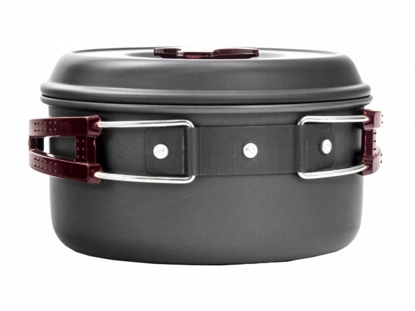 Set di stoviglie da campeggio in alluminio anodizzato MFH per 5 persone