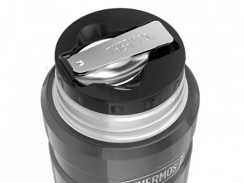 Thermos per alimenti con cucchiaio Thermos King 0,71 l grafite